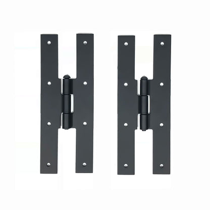 7" Smooth Door H Hinge, Pair