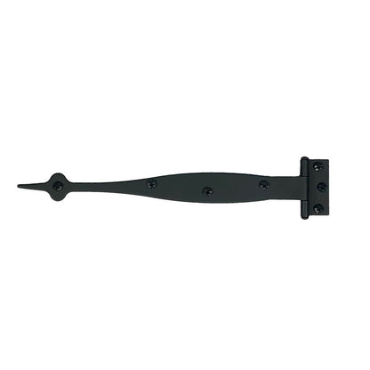 9" Spear Cabinet Strap Hinge, 3/8" Offset, Pair, Smooth