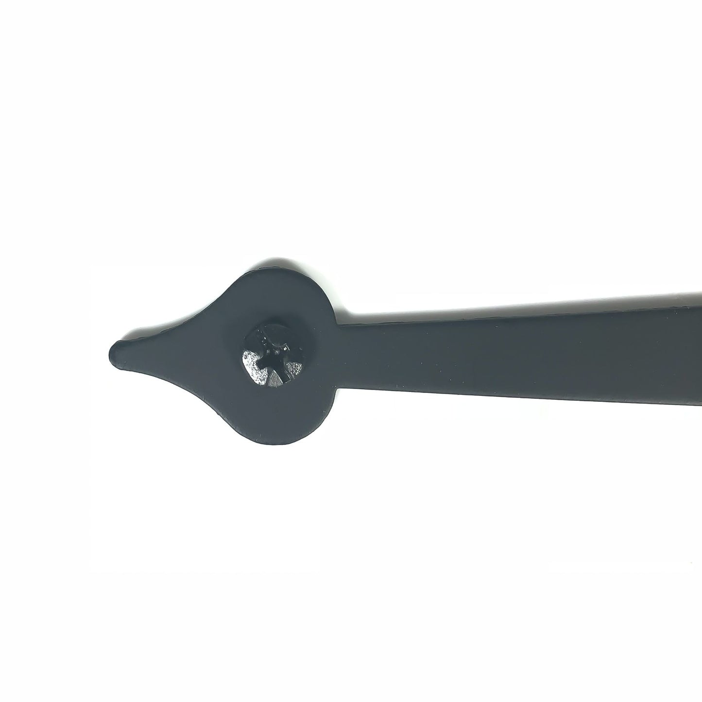 6-1/2" Heart Cabinet Strap Hinge, Flush, Pair, Smooth