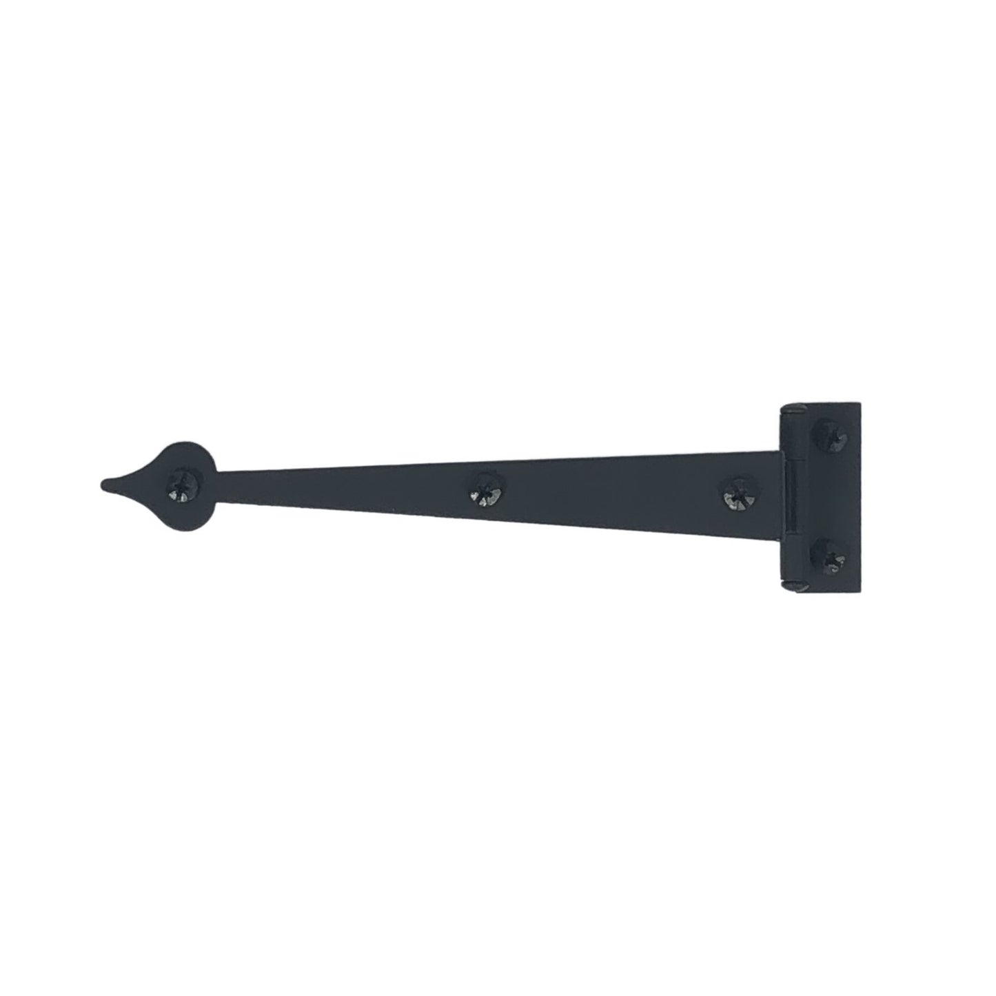 6-1/2" Heart Cabinet Strap Hinge, 3/4" Offset, Pair