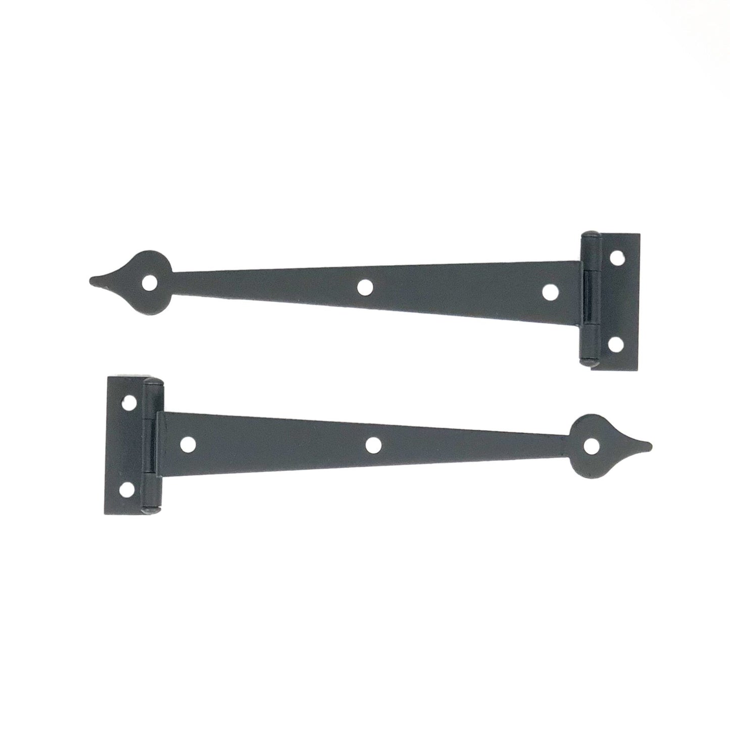 6-1/2" Heart Cabinet Strap Hinge, 3/4" Offset, Pair