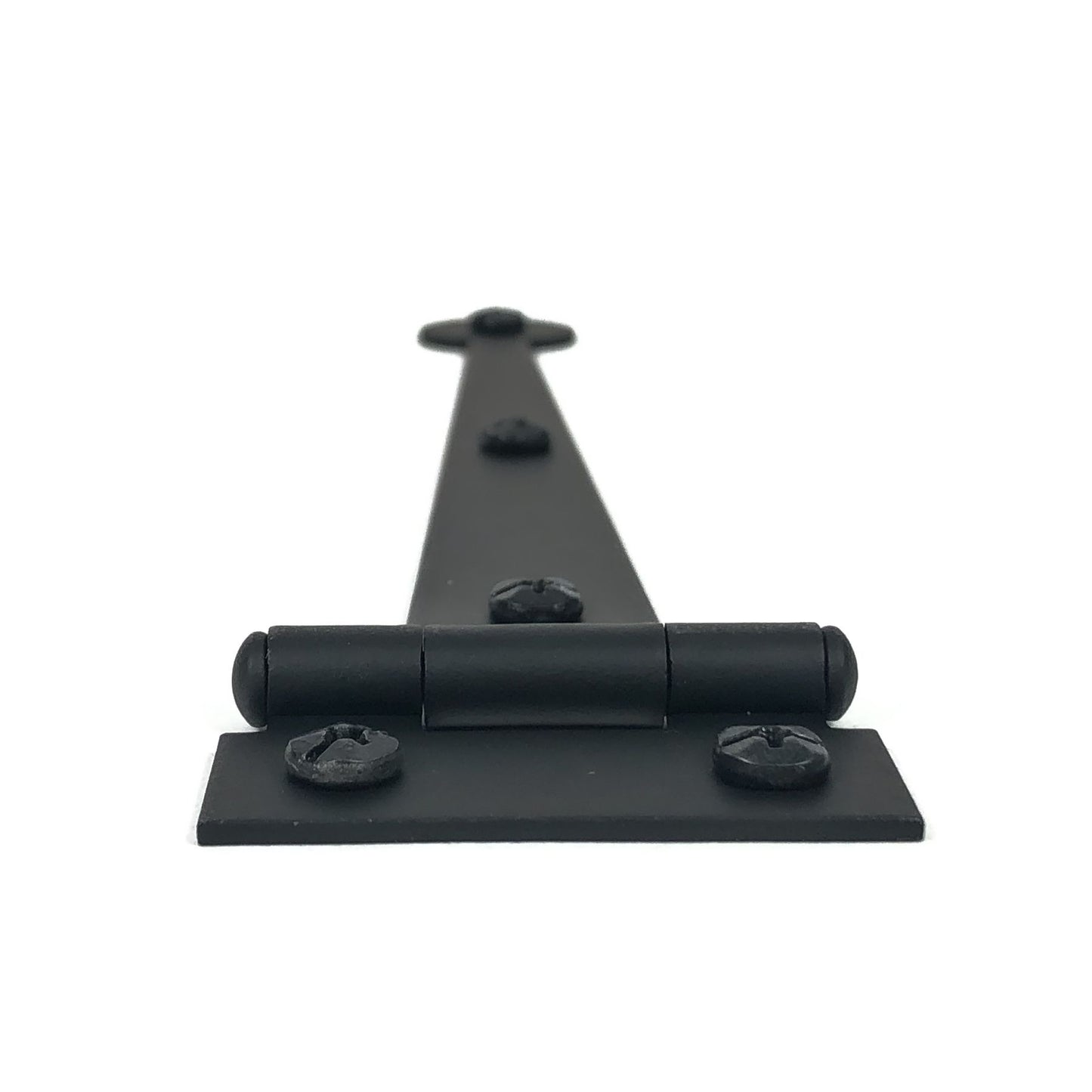 6" Bean Cabinet Strap Hinge, Flush, Pair, Smooth