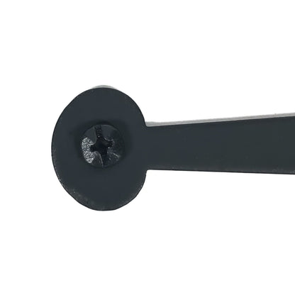 6" Bean Cabinet Strap Hinge, Flush, Pair, Smooth