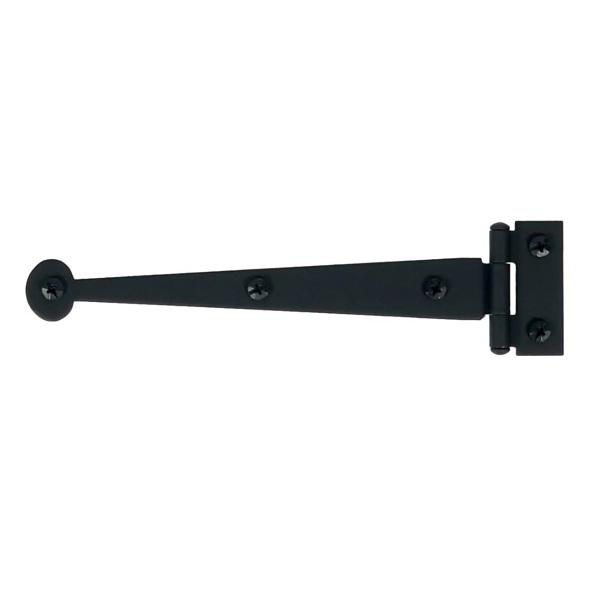 6" Bean Cabinet Strap Hinge, Flush, Pair, Smooth