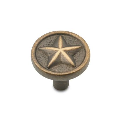 Rugged Texas Star Knob