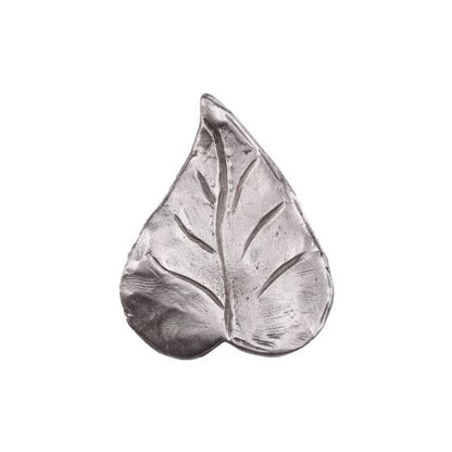 Leaf Knob Pull - Pewter