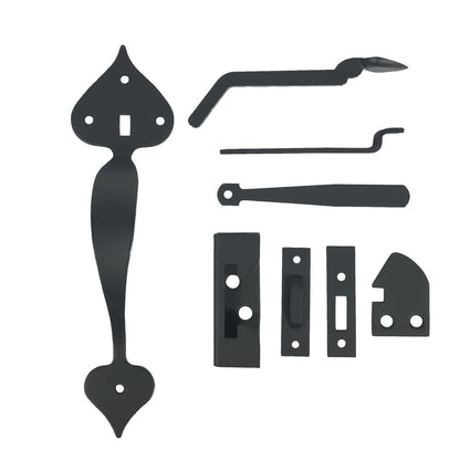 Smooth Heart Thumb Latch Set