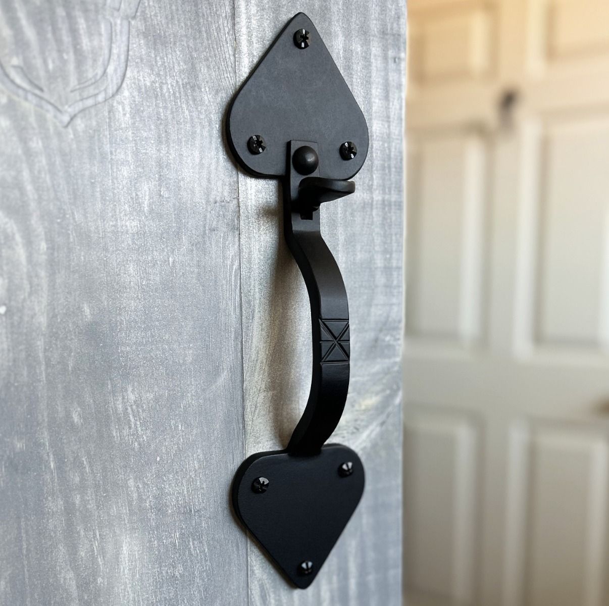 Forged Heart Thumb Latch Set