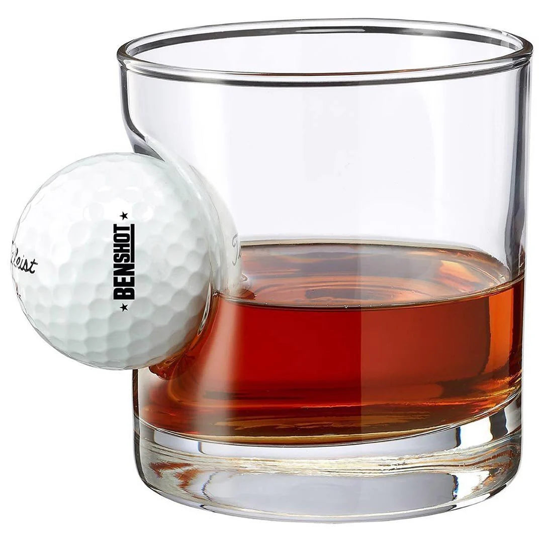 Golf Ball Rocks Glass 11oz