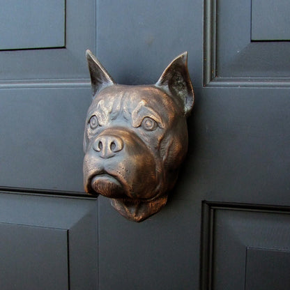 Michael Healy Boxer Door Knocker Bronze