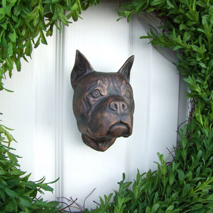 Michael Healy Boxer Door Knocker Bronze