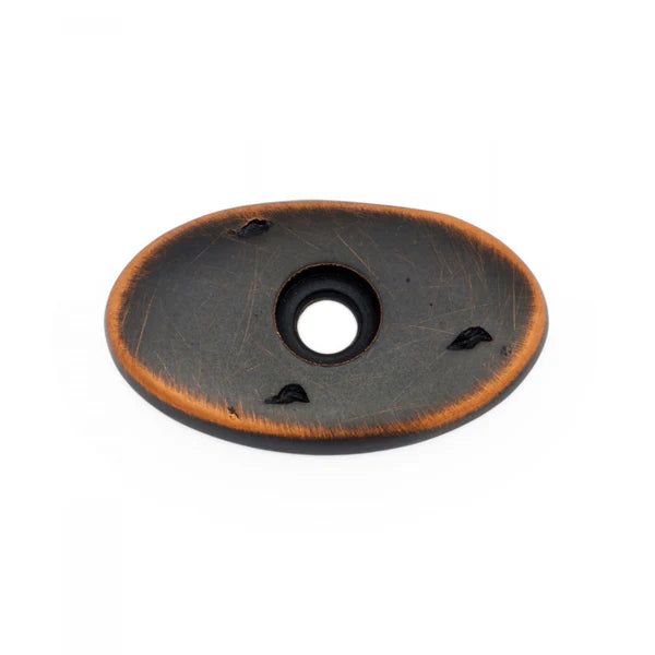 Distressed Oval Backplate