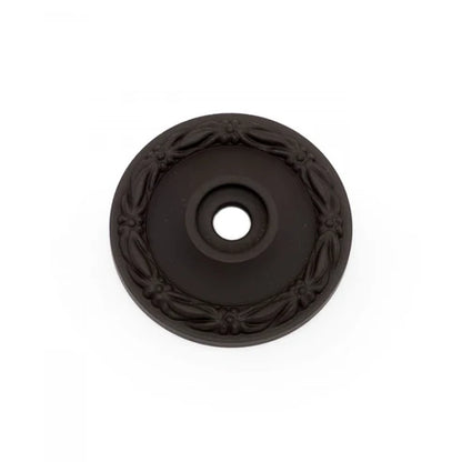 Flat Deco Leaf Knob Backplate