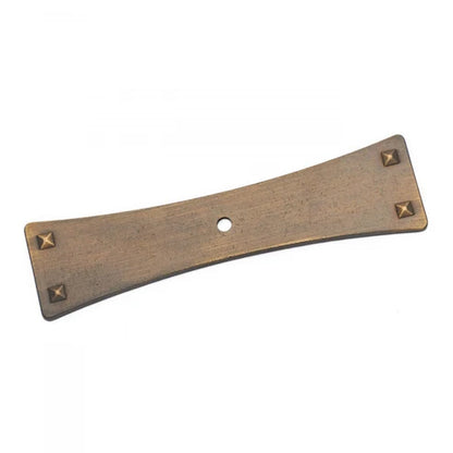 Bent Rectangular One Hole Knob Backplate