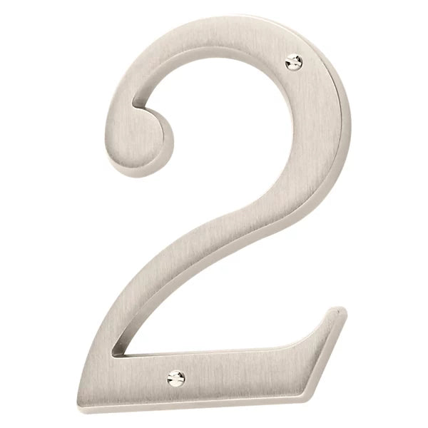 House Numbers - Satin Nickel