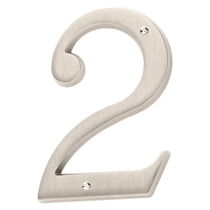 House Numbers - Satin Nickel