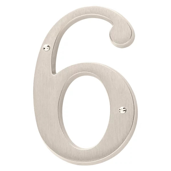 House Numbers - Satin Nickel