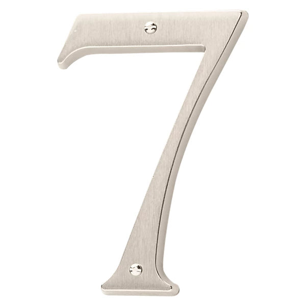 House Numbers - Satin Nickel