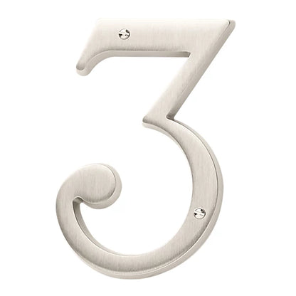 House Numbers - Satin Nickel