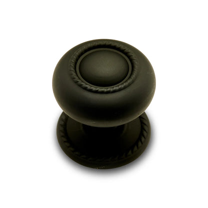 Rope Knob with Detachable Back Plate 1 1/2"