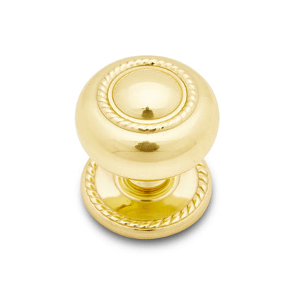 Rope Knob with Detachable Back Plate 1 1/2"