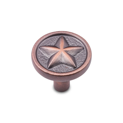 Rugged Texas Star Knob