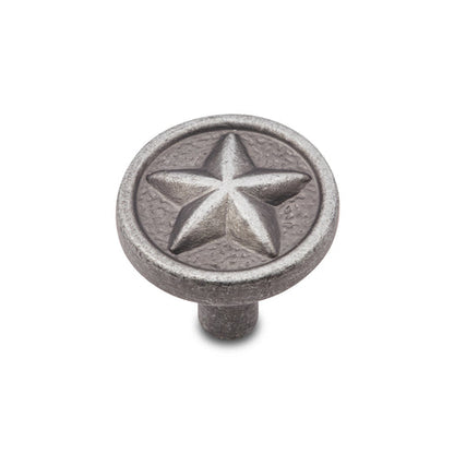 Rugged Texas Star Knob