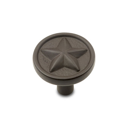 Rugged Texas Star Knob