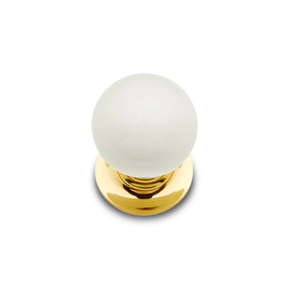 Globe Porcelain Knob 1"