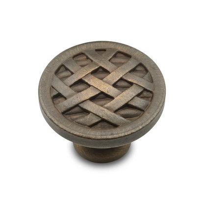 Crisscross Ribbon Knob - Large