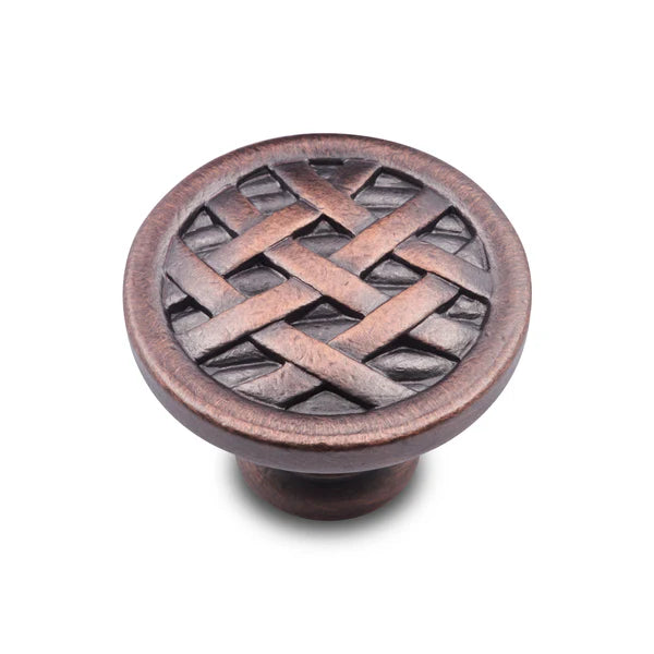Crisscross Ribbon Knob - Large