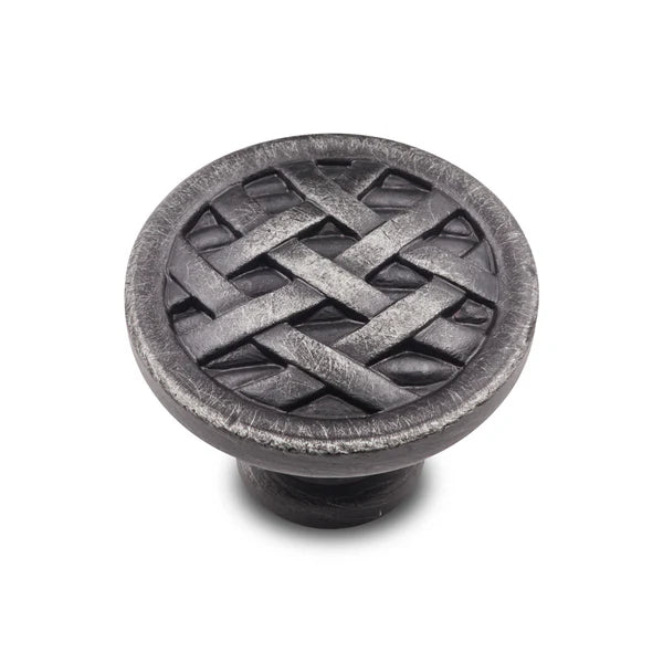 Crisscross Ribbon Knob - Large