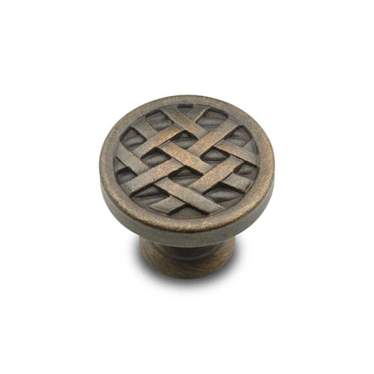 Crisscross Ribbon Knob - Small