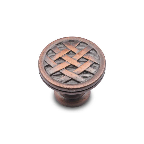 Crisscross Ribbon Knob - Small