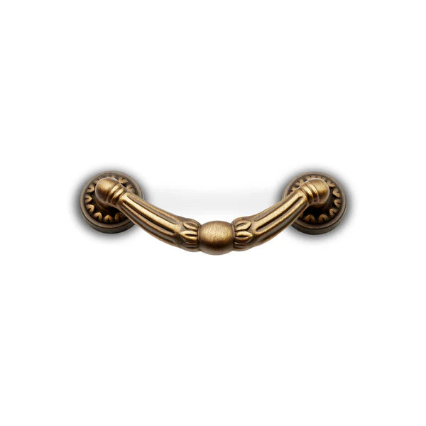 Ornate Drop Pull with Petal Bases