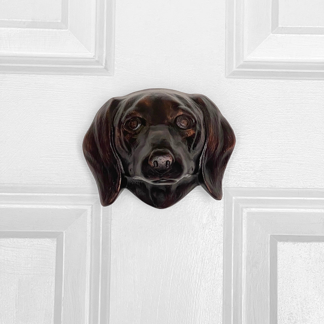 Michael Healy Dachshund Door Knocker Bronze