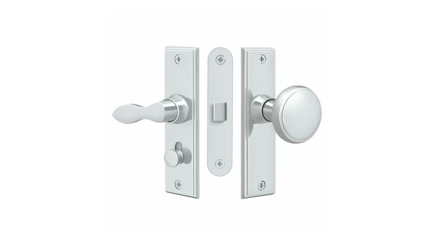 Screen Door Lock, Square, Mortise Lock