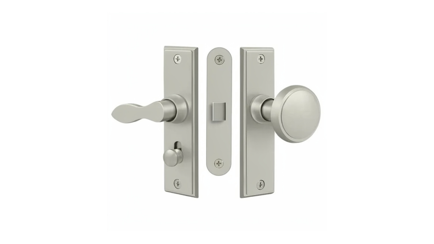 Screen Door Lock, Square, Mortise Lock