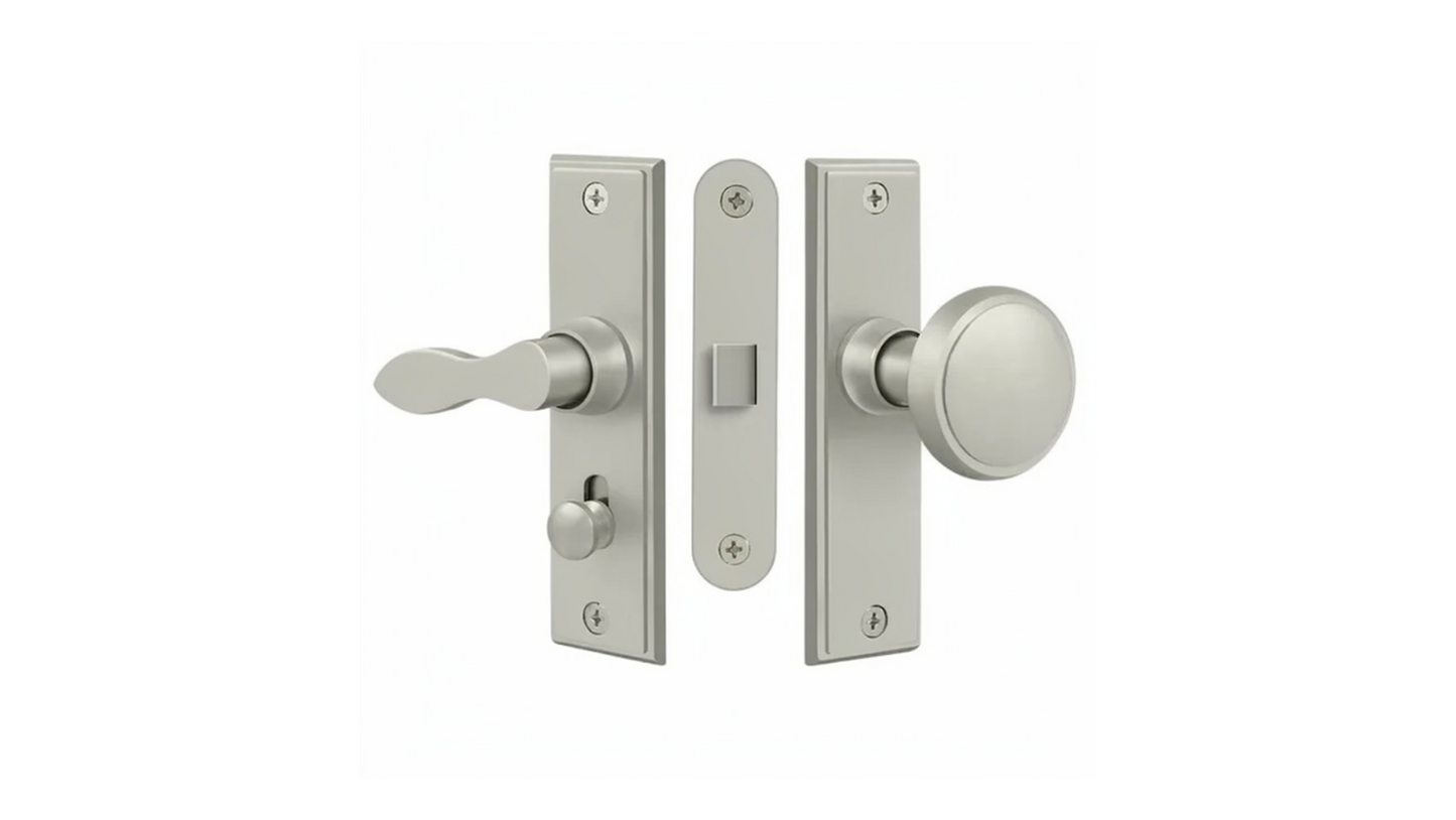 Screen Door Lock, Square, Mortise Lock