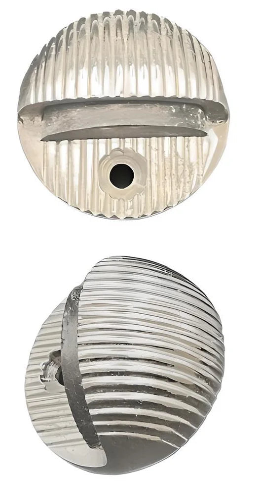 Dome Floor Door Stop with Fluting