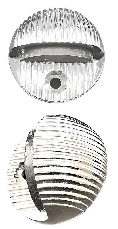 Dome Floor Door Stop with Fluting