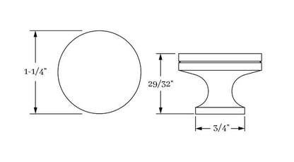 Flat Knob
