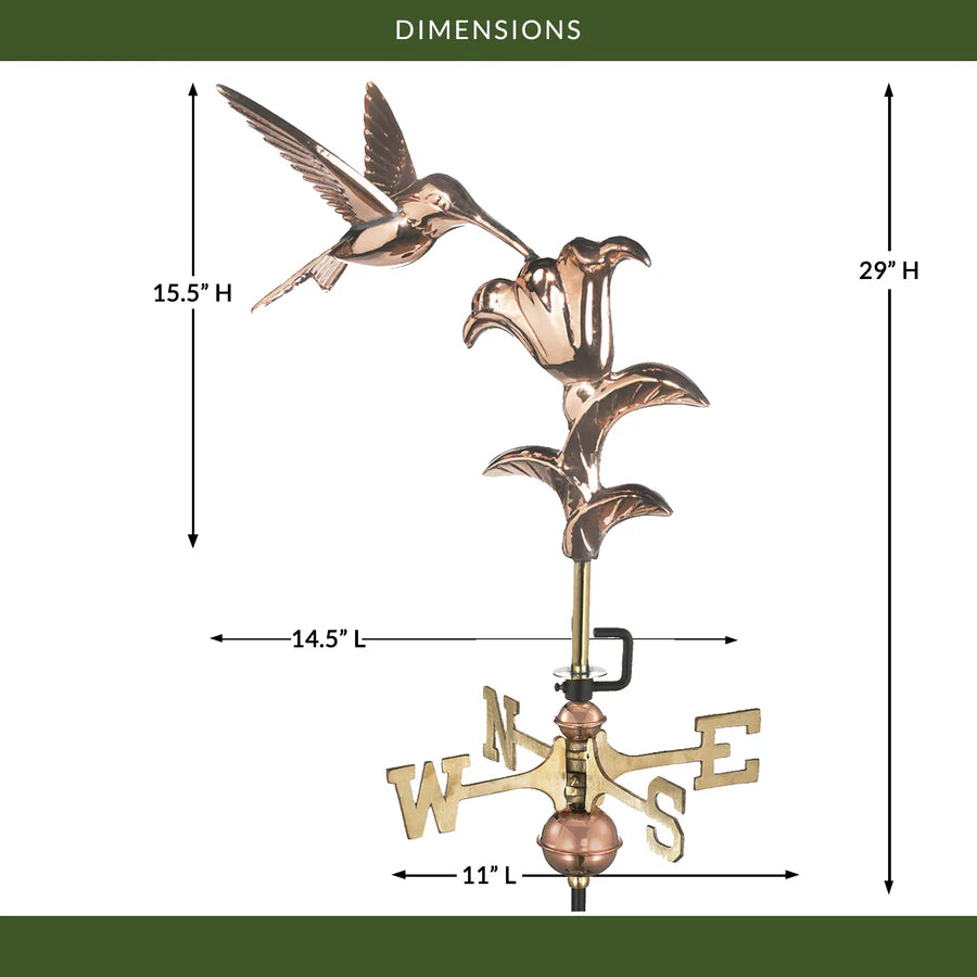 Hummingbird Cottage Weathervane