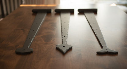30-3/4" Heavy Duty Heart Strap Hinge