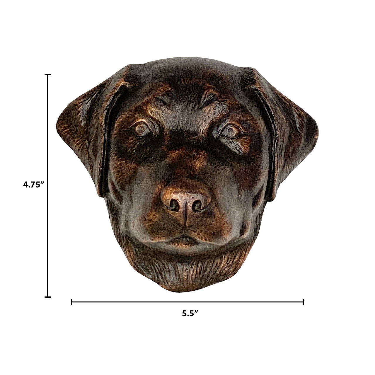 Michael Healy Labrador Retriever Door Knocker Bronze