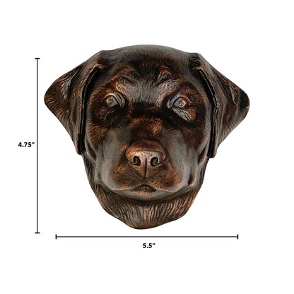 Michael Healy Labrador Retriever Door Knocker Bronze
