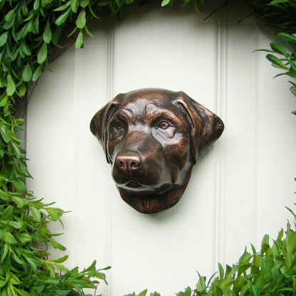 Michael Healy Labrador Retriever Door Knocker Bronze