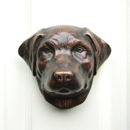 Michael Healy Labrador Retriever Door Knocker Bronze