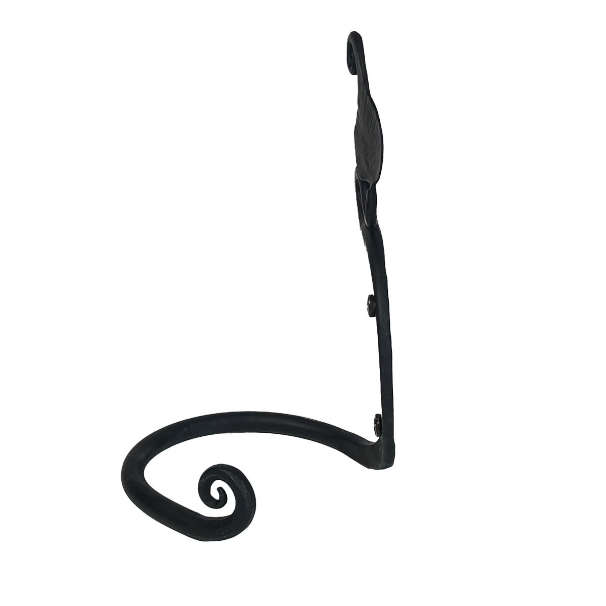 Hand Forged Leaf Towel Ring