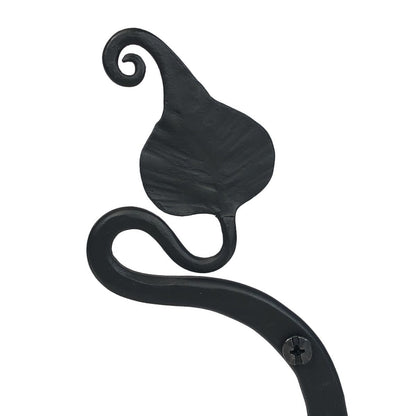 Hand Forged Leaf Towel Ring